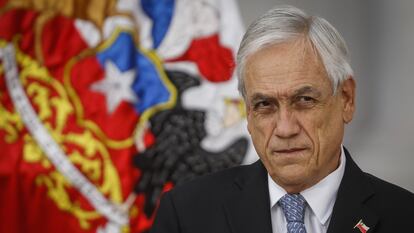 El presidente de Chile, Sebastián Piñera, en un acto público celebrado el 13 de marzo.