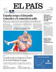 Portada El País