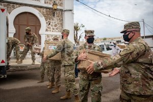 443Rd Civil Affairs Battalion Delivers PPE To Djibouti City