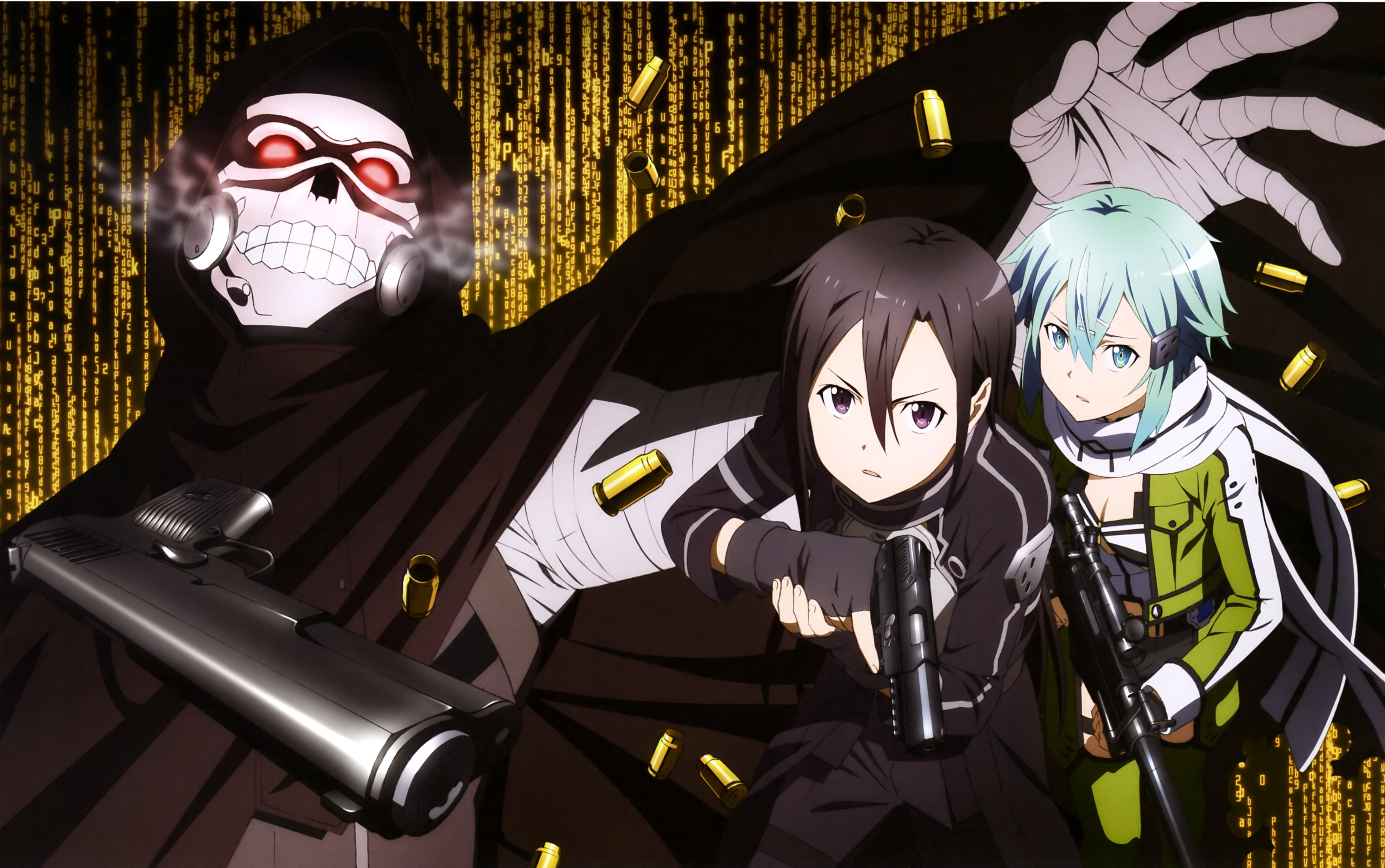 Gun Gale Online Kirito Sinon