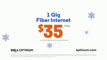 Optimum Holiday Deal TV Spot, 'Unwrapping 1 Gig Fiber Internet: $35'