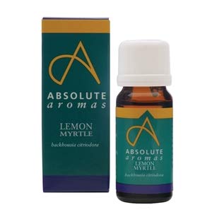 Absolute Aromas Lemon Myrtle Essential Oil 10ml - Pure, Natural, Undiluted, Cruelty Free and Vegan – for Aromatherapy and Diffusers