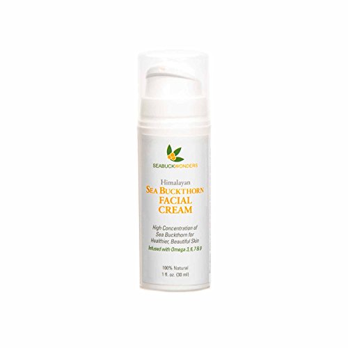 SeabuckwondersOrganic Sea Buckthorn Facial Cream, 1 Ounce