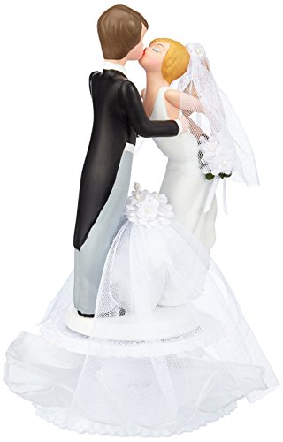 Günth Art Kissing Bride and Groom Fine Porcelain Base to open, 2-Pack Baby Pack of 1 x 440 g