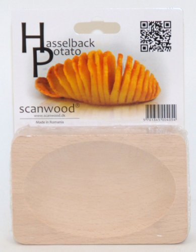 Scanwood Beechwood Swedish Hasselback Potato Cutting Board by Scanwood