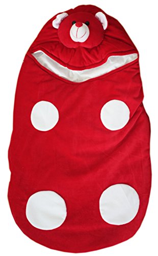 Amardeep Baby Sleeping Bag Cum Baby Carry Bag (Red)