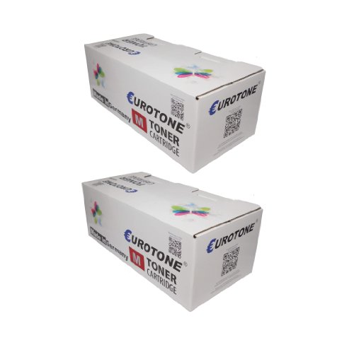 2x Print Cartridge for Utax CLP 3726 P-C 2660 DN replace red e TK 590 M Patrone - kompatible Premium Alternative - non oem