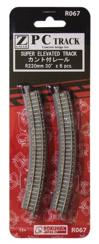 Z gauge R067 PC cant track with rail R220-30 ‹ (6 bottles)