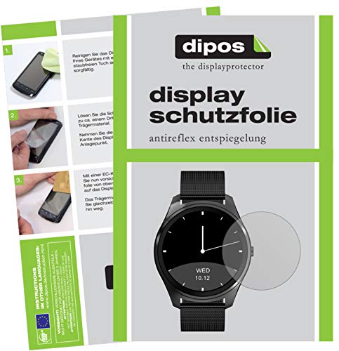 dipos I 6x Screen Protector matte compatible with DIGGRO DI03 Smartwatch Protection Films