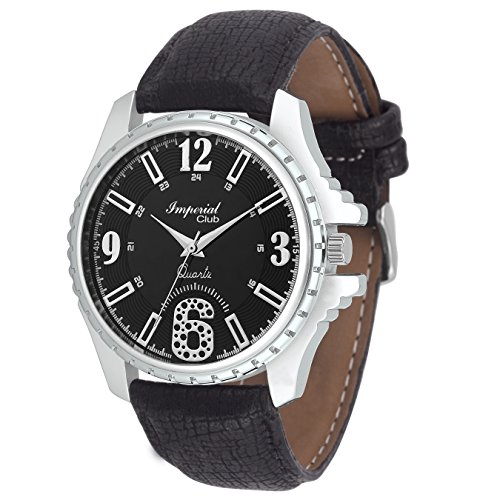 Imperial Club Men's Black Alloy Cascade Authentic Analog Watch (wtm-025)