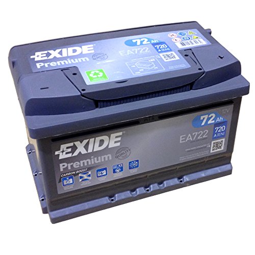 ExidePREMIUM Carbon Booster EA 722 12V 72AH Starterbatterie Neues Modell 2014/15