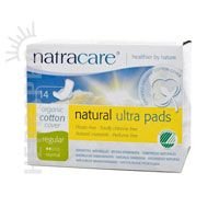 NATRACARERegular Ultra Pads - Organic - 14 Count - Pack of 3