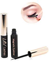 LAV Lashes - Magnetic Eyeliner, Liquid Eyeliner to use with Magnetic Eyelashes, False Lashes - Black Liquid Liner, Long lasting, Waterproof, Smudged Proof Magnetic Eyeliner 4.5ml