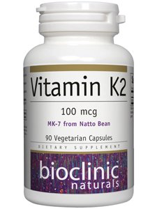 Bioclinic NaturalsVitamin K2 100 mcg. - 90 Vegetarian Capsules