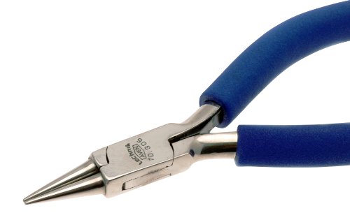 Aven10306 Technik Stainless Steel Smooth Jaw Round Nose Plier, 1-11/64" Jaw Length, 5" Overall Length