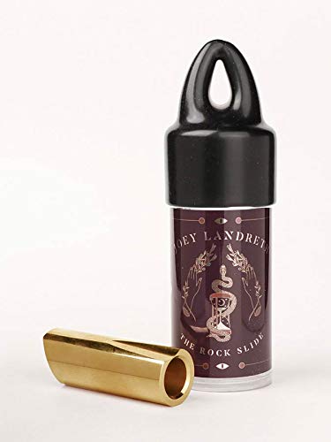 The Rock SlidePolished brass slide Joey Landreth signature (inside 17.5 mm, length 54.0 mm).