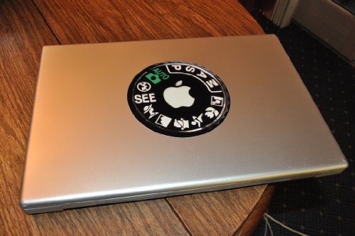 Camera Dial (SEE) Decal for Macbooks - vinyl sticker