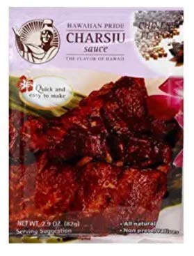 Hawaiian Pride Char Siu Sauce 2.9 oz bag (Pack of 4 Bags)