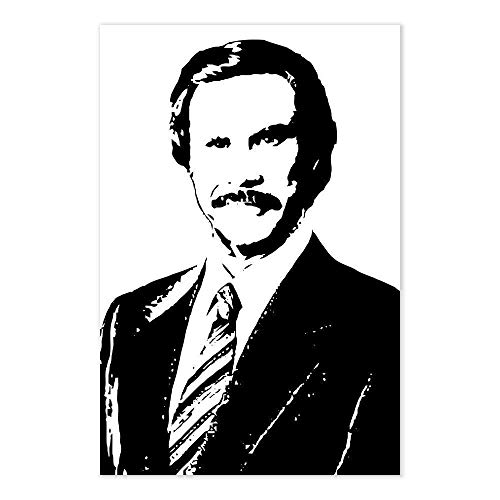 Ron Burgundy Anchorman Movie Poster