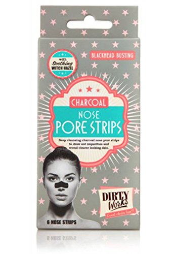 Dirty Works Charcoal Nose Pore Strips, 6 Strips