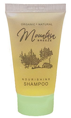 Mountain Breeze Shampoo, Hotel Toiletries Bulk, 1 oz, Travel Size Shampoo Amenities for Guest Hospitality, Motel, AirBnB, Gym, Luxury, Airport (Case of 300)