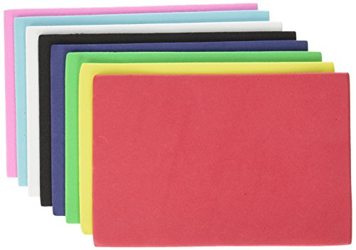 Multicraft Imports Gc044A Foam Sheets 15Mm 4"X6" 30Pkgprimary Assortment