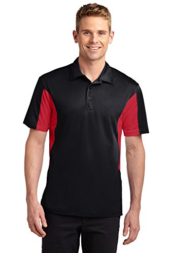 Side Blocked Micropique Sport-Wick Polo. ST655