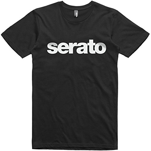 Serato Logo T-Shirt (White Logo on Black Shirt)