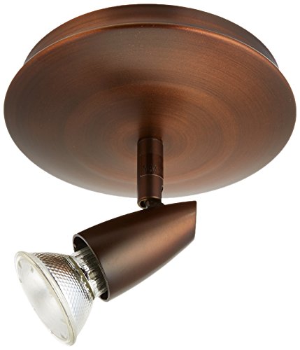 Access Lighting Access 52220-BRZ Transitional One Light Swivel Spot from Mirage Collection Dark, Bronze Finish