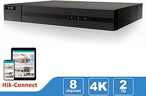 Anpviz 8CH 4K PoE NVR (1080p/3MP/4MP/5MP/6MP/8MP/4K) POE Network Video Recorder IP Home Security Camera System Video Recorder,H.265+ ONVIF Compliant, HIKVISION Full Compatible IVMS4200 Backup, 2TB HD