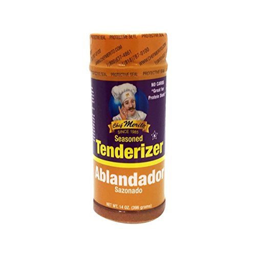 Chef MeritoSeasoned Tenderizer | 14 Ounces | Pack of One | Large Bottle | Great for Tenderizing Proteins