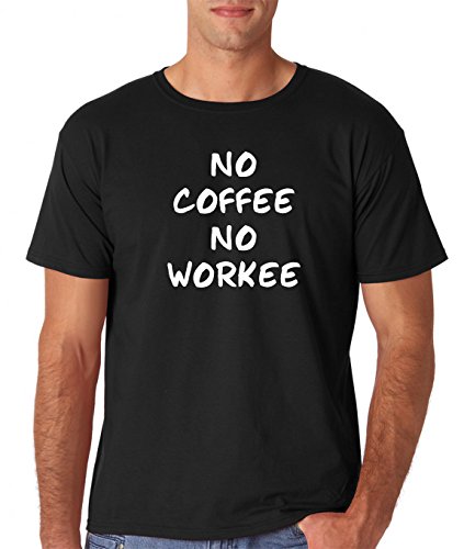 AW FashionsNo Coffee, No Workee- Funny Coffee Lovers Premium Men's T-Shirt