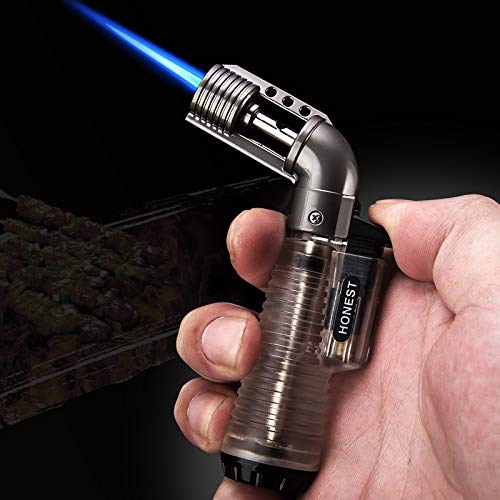 Micro Torch Arc Lighter Hand Held Refillable ButaneTorch with ...