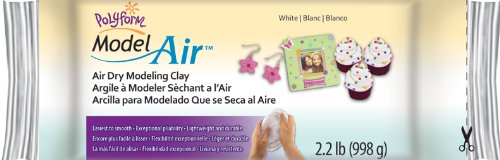 Polyform Model Air Clay 2.2lb-White