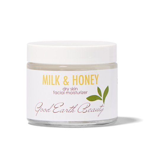 Good Earth Beauty Natural Facial Moisturizer Milk And Honey For Dry Skin 2.3 Ounce