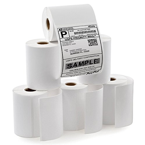 20 Rolls 250 4"x6" Direct Thermal Shipping Labels for Zebra 2844 Zebra 2843 Eltron Printer