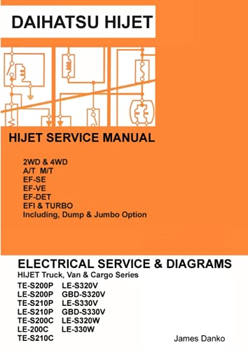 Daihatsu Hijet English Electrical Service Manual S200p S210p S320v S330v