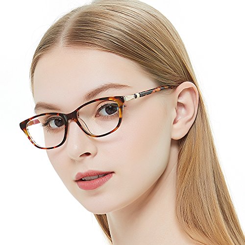 OCCI CHIARI Women Fashion Non Prescription Glasses Stylish Acetate Eyeglasses Frame