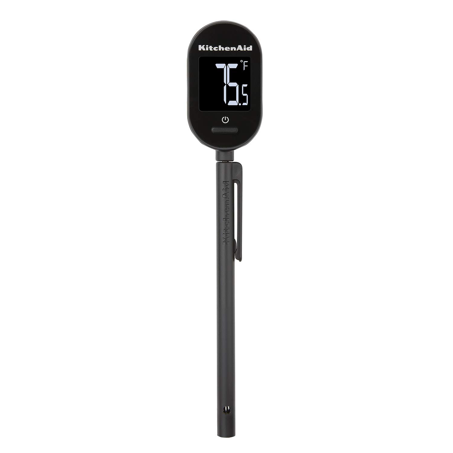 KitchenAid KQ910 Backlit Instant Read Digital Food Kitchen Grill Thermometer, Black