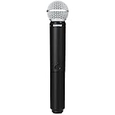 Shure BLX2/SM58 Handheld Wireless Transmitter with SM58 Vocal Mic Capsule - for use with BLX Wireless Microphone Systems (Rec