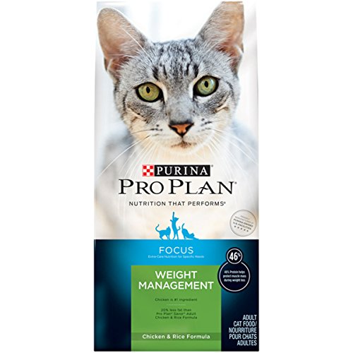 Purina Pro Plan Focus Weight Management Chicken & Rice Formula Adult Dry Cat Food - 7 Lb. Bag