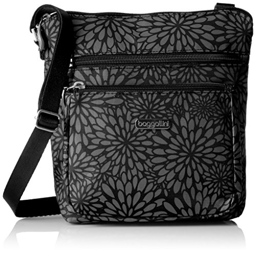 Baggallini Pocket Crossbody Bag - Stylish, Lightweight, Adjustable Strap Purse With RFID-Protected Wristlet, Hands-Free Travel Bag with Interior Organizational Pockets and More