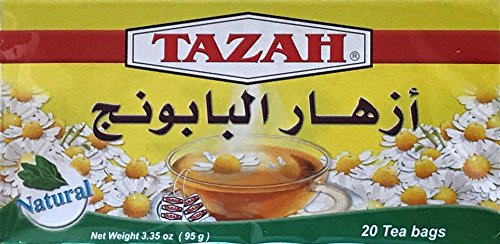 Tazah Chamomile Tea 3.35 oz, 95g 20 Tea Bags