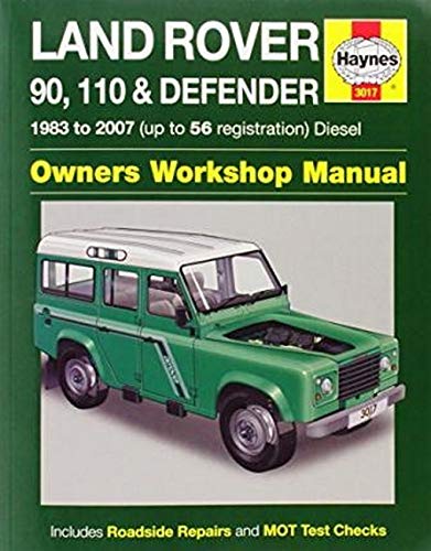 Land Rover 90, 110 & Defender Diesel Service and Repair Manual (Haynes Service and Repair Manuals) (2014-09-04) Paperback – January 1, 1800