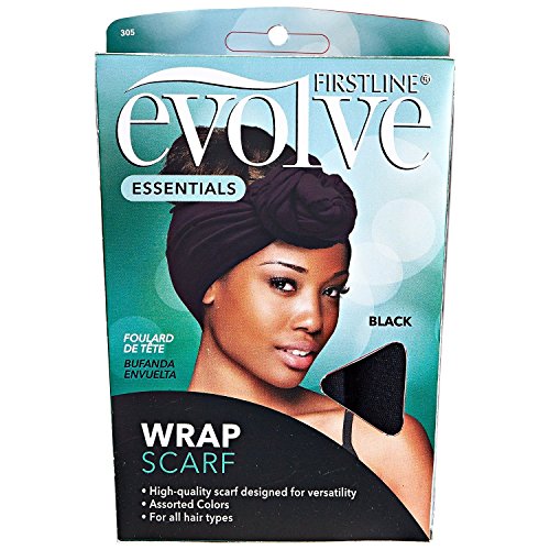 Evolve Wrap Scarf Black