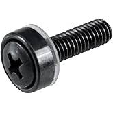 Gator Rackworks Standard Size Rack Screws; 25 Pack (GRW-SCRW025) , Black