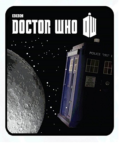 Doctor Who"Tardis Moon Comfy Fleece Blanket Throw 50x60