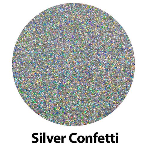 GERCUTTER Store - 20" x 12" Siser Glitter Heat Transfer Vinyl Sheets (20" x 12" x 1 Sheet) (Silver Confetti)