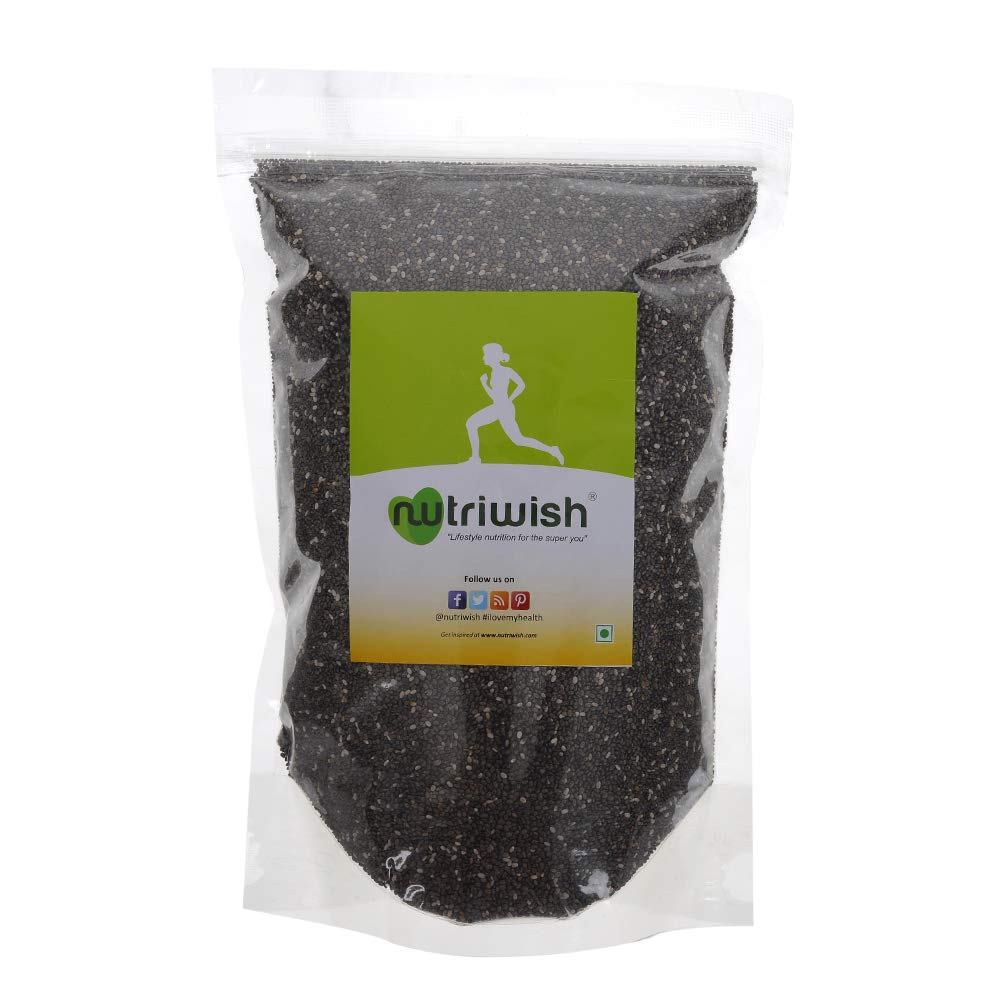 Nutriwish Premium Chia Seeds, 750g - Omega-3 and Fiber Rich Superfood