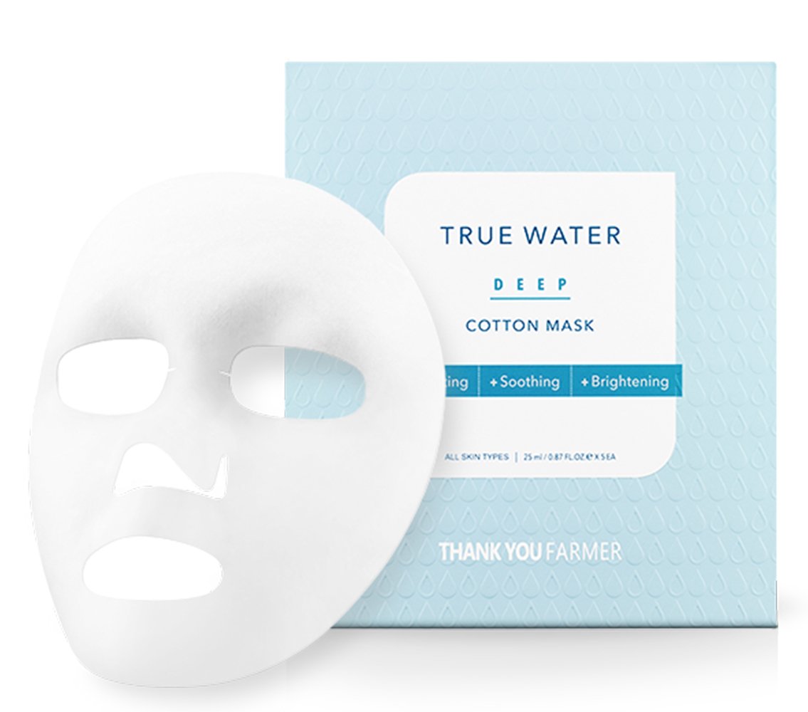 Thank You Farmer True Water Deep Cotton Mask 25mlX 5 (Pack of 5)